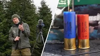 Shotgun penetration in ballistic gel - Pellet size compared.