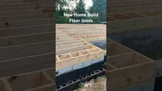 New Home Build - Floor Joists #homebuild #construction #dancefloor