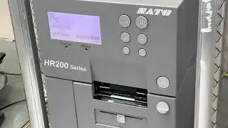 Sato HR200 test line feed