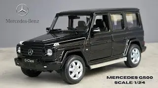 1:24 Scale Mercedes-Benz G500 Black | Welly Diecast SUV Review