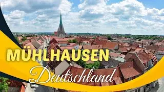 Мюльхаузен (Mühlhausen) свободный имперский город украшенный башнями.