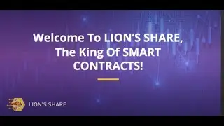 Lion's Share Smart Contract. Without Having To Referring Anyone 💥🔥