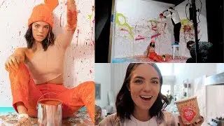 COVERED IN PAINT & Healthy Grocery Haul!