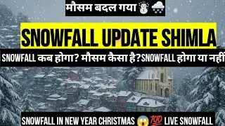 Snowfall update Shimla | Snowfall in Shimla | Shimla weather today | New year im Shimla | Kufri