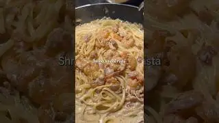 How to make creamiest Shrimp Alfredo Pasta #recipe #homecook