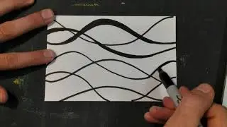 Rhythm & Lines - Making Art from Lines and Color Demonstrating Rhythm