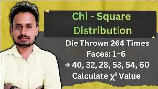 Chi-Square Distribution &  Chi-Square Test | Example Problem 1 | Engineering Mathematics