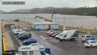 08/10/25 - Stornoway Harbour (Ferry & Cruise Port) - Hebridean Live Cam (Le Bellot)