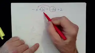 Garde 8 math, Equations and Inequalities with Variables on Both Sides