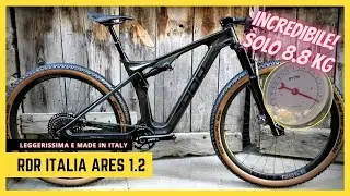 RDR ARES 1.2 , UNA 120 LEGGERISSIMA! 8.8 KG CON TELESCOPICO E MISURATORE DI POTENZA. VISTA ALLA HERO