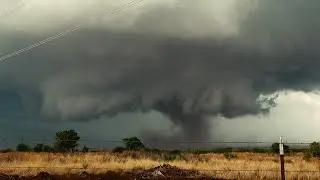 Lockett Texas Tornado Damage and Tornado B-Roll Paducah and Crowell, Texas - 5/4/2022