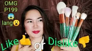 MERMAID TAIL BRUSH SET REVIEW || Types of Brushes and their uses