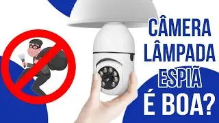 C&acirc;mera Seguran&ccedil;a Ip L&acirc;mpada Wifi Full Hd Vis&atilde;o Noturna Yoosee