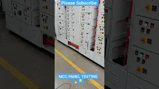 Electrical Panel MCC Testing Work under process #testing