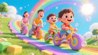 Family Wheels Roll &ndash; Bike Ride Songs! + More | Fun Outdoor Adventure Rhyme for Kids