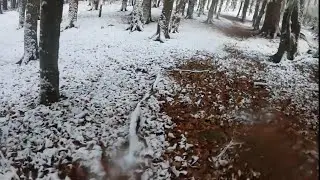 Snowy trails #ultramarathon #running #utmb #motivation  #training #exercise #skiing #alps