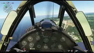 Corsair over Henderson field and Tenaru River Guadalcanal