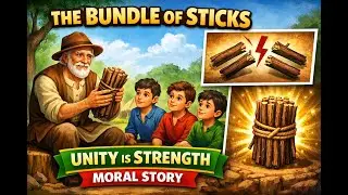 The Bundle of Sticks Story | Moral Story in English | Unity is Strength | Kids Story #storytime