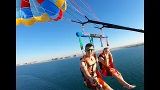Parasailing in Puerto Penasco, Mexico #shorts