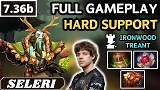 7.36b - Seleri NATURE PROPHET Hard Support Gameplay - Dota 2 Full Match Gameplay