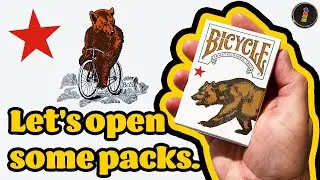 Bear on a bicycle! It's the NEW Socal Playing Cards deck! Any good? Worth getting?! Let's find out!