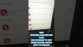 DRIP -  DIVIDEND REINVESTING PLAN. EASY PATH TO WEALTH