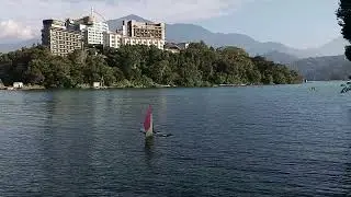 Beautiful temple and scenery in Sun Moon Lake Taiwan #日月潭 #台湾 