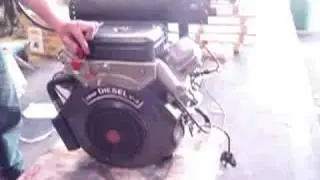 20hp air cooled v twin diesel engine