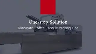 Rotary 3 lanes Nespresso coffee capsule filling sealing box cartoning machine 10x1 box