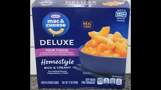 Kraft Mac & Cheese Deluxe Four Cheese Homestyle Review
