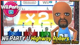 Wii Party U - Highway Rollers (Advanced Com, Matt vs Alice vs Erick vs Ilka)  | AlexGamingTV