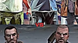 GTA V TRIO vs GTA IV TRIO (3 PROTAGONISTS)