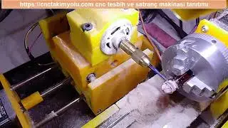 cnc torna tesbih işleme artcam boncuk işleme