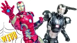 MARVEL LEGENDS Hulkbuster Avengers IRON MAN & WAR MACHINE Action Figure Review