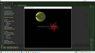 4 art in one canvas  using python