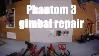 Phantom 3 gimbal repair, yaw arm and tape repacement, full video!