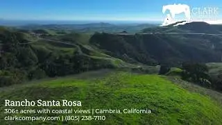 Ranch Santa Rosa #youtubeshorts | 306&plusmn; acre coastal view ranch | Cambria, CA | SLO County FOR SALE