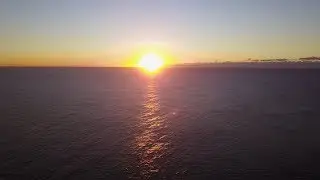 Sunrise over the Ocean Drone