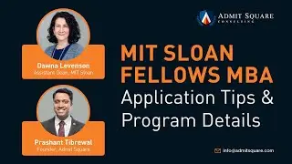 MIT Sloan Fellows MBA - Program Details & Application Tips | Chat with Assistant Dean of Admissions