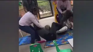 Daycare brawl between parent and teacher caught on camera | FOX 5 News