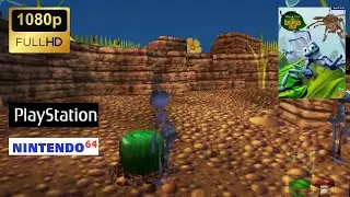 A Bug&rsquo;s Life (1998)  PS1 &middot; Nintendo 64 &middot; PC  Gameplay 1080P