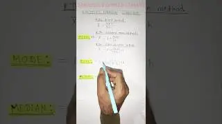 Statistics Formula Class 10 #shorts #viralshort #exam #ncert #statistics