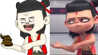 Ne Zha 2 - Security Check Funny Drawing Meme | Funny Ne Zha 2 Memes Video | P2