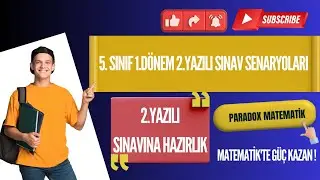 5.Sınıf Matematik 1.Dönem 2.Yazılı Sınavına Hazırlık İçin Sınav Senaryoları Çözümü..