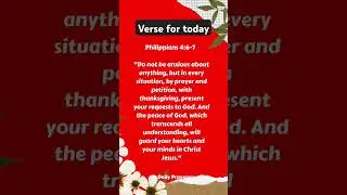Bible verse for today 🙏#bible #verse #today#youtubeshorts #prayer