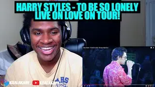 what I needed!! Harry Styles - To Be So Lonely (Love On Tour) (REACTION!)