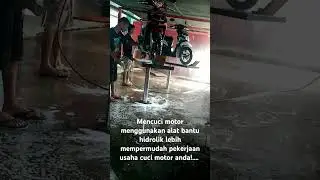 hidrolik cuci motor #carwashmakassar #hidrolikcucimotor #bengkel #hidrolikcucimobil #automobile