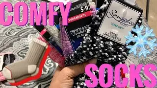 Dollar tree winter socks Review / Try - On