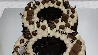 8 number cake design | birthday cake design | chocolate cake | chocolate cake decorating | cake idea