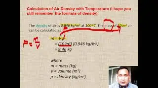 Density of Air Basic Calculation